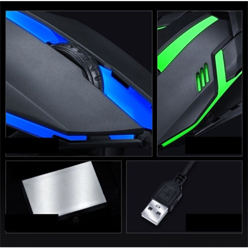 Mouse P/Game Gamer M20 Yelandar 3000 Dpi Rgb Led