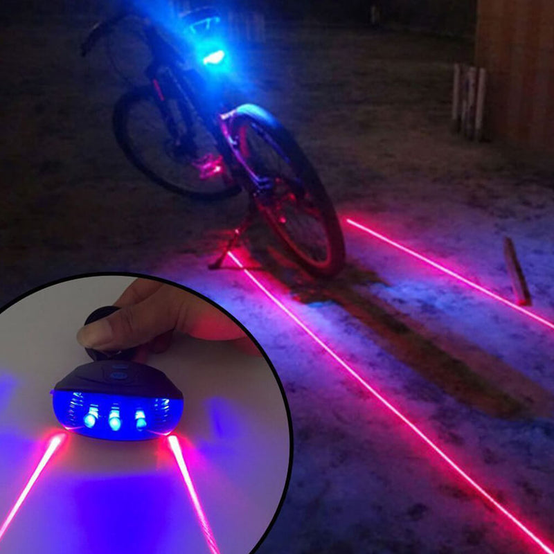 Luz Led para Bicicleta Traseira à Prova D'água