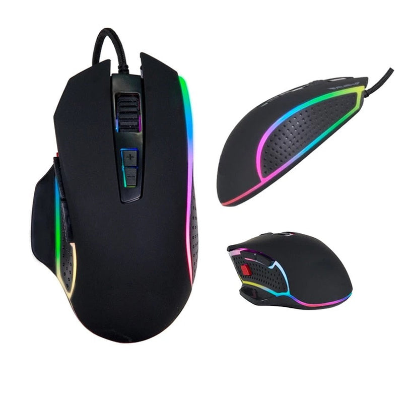 Mouse Gamer Led Rdg 4800dpi 7 Knup Kp Mu006